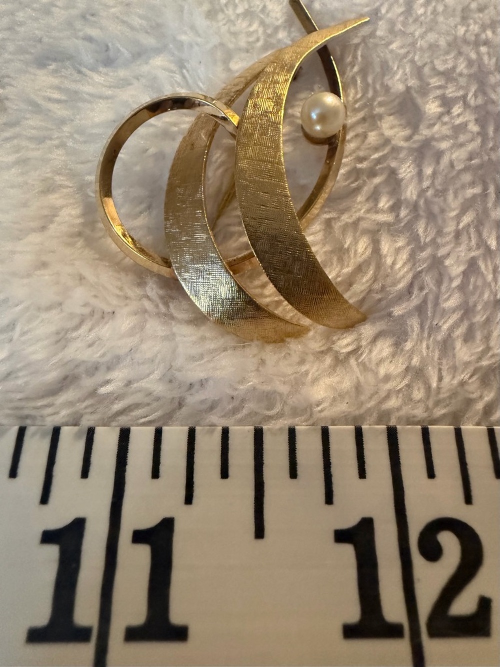 6 Vintage Gold & Silver-Tone Brooches Lot - Picture 4 of 5